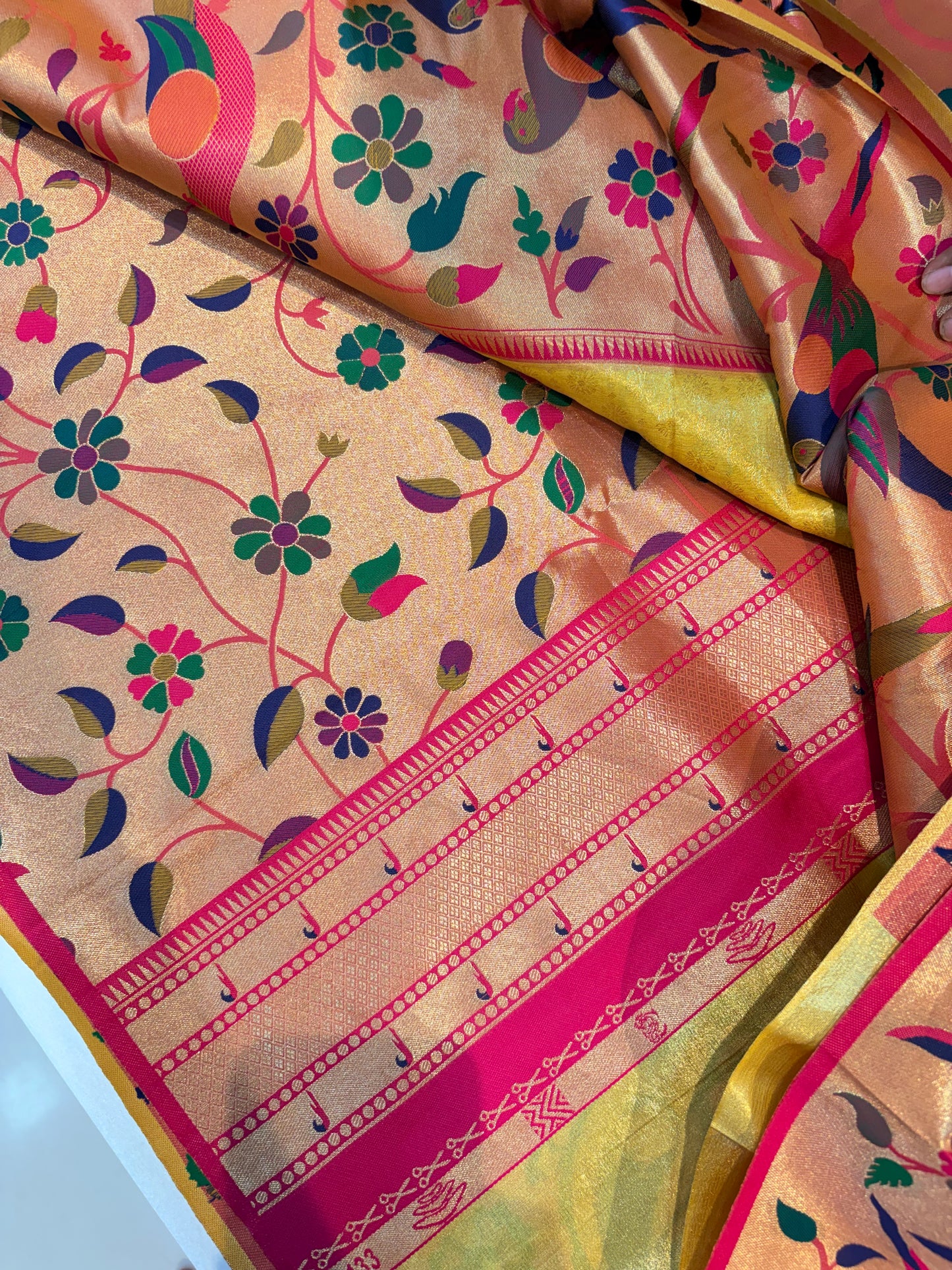 PRMEIUM SEMI PAITHANI SAREE