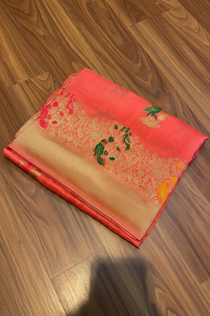PREMIUM BANARASI CHIFFON SAREE