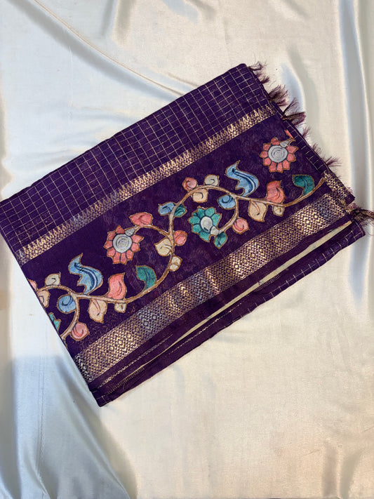 PREMIUM VISCOSE SILK WITH APPLIQUE WORK