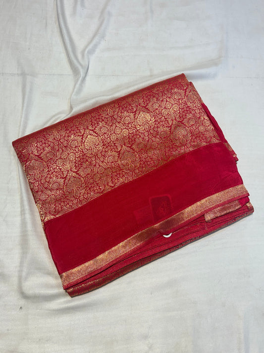 PREMIUM BROCADE H.O CREAPE SILK SAREES