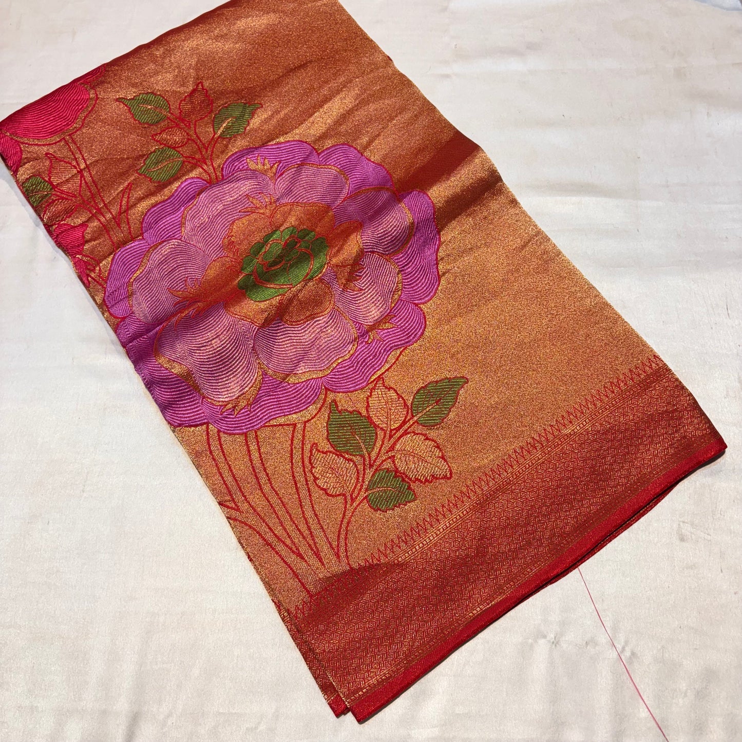 DESIGNER MOUNGA CREAPE  SAREE