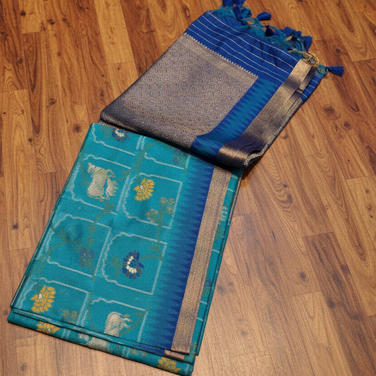 SEMI TUSSUR SILK SAREE