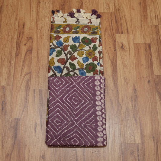 COTTON WEAR SAREE WITH BANDHINI PRINT