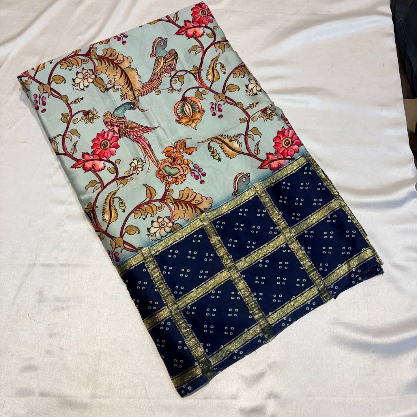 PURE PRINTED MODAL SILK SAREE