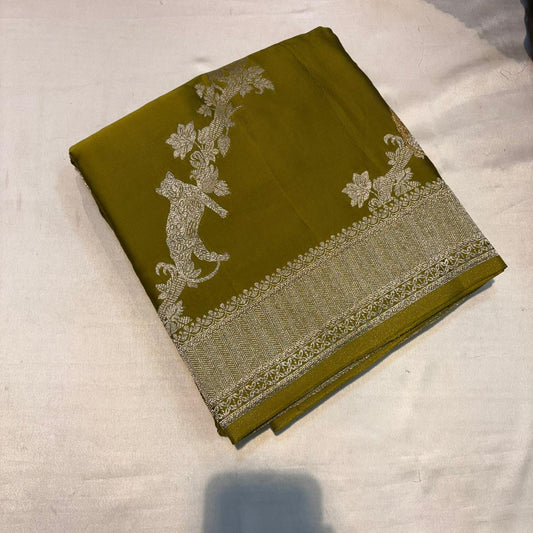 PREMIUM MUSHRU CREAPE SAREES