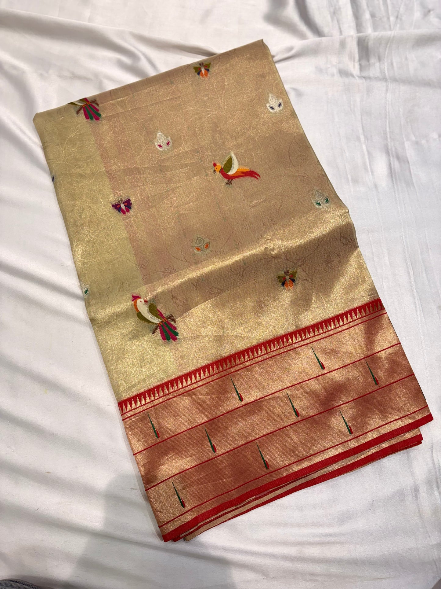 PREMIUM PAITHANI TISSUE SILK SAREE