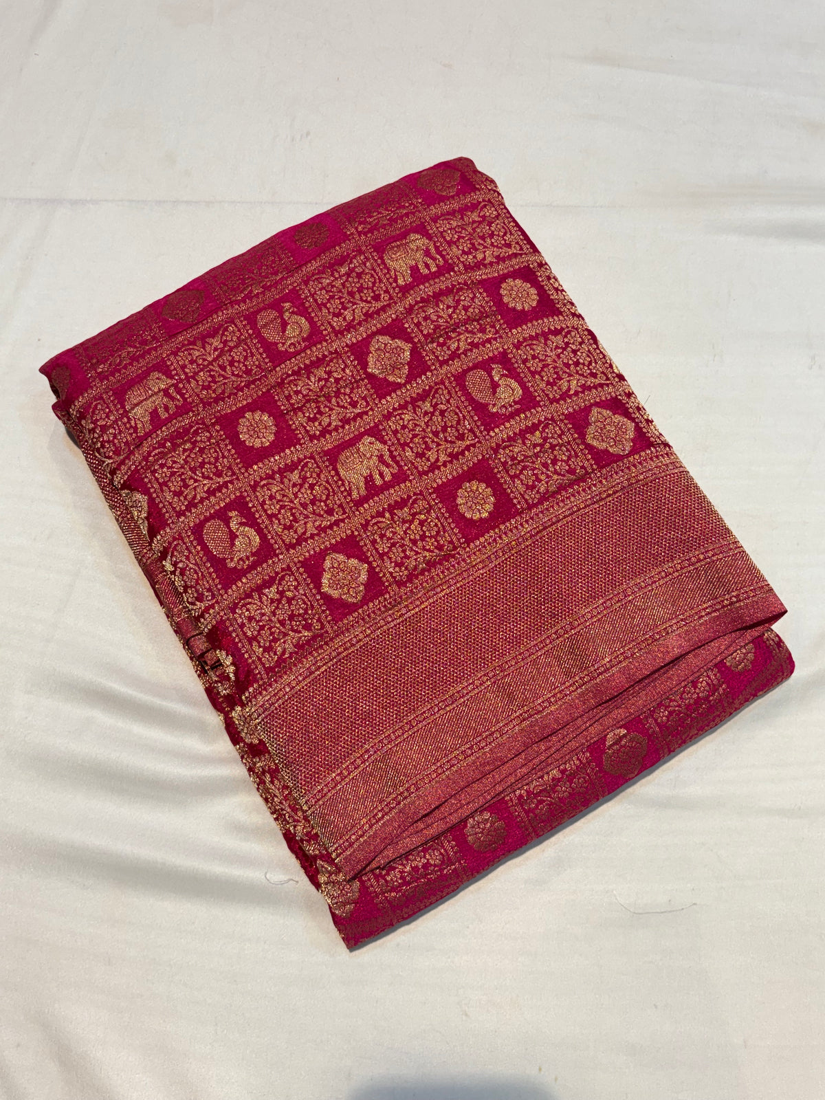 PREMIUM BROCADE BANARAS GEORGETTE SAREES