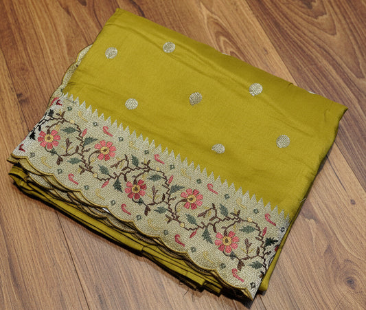 TUSSUR SILK SAREE WITH PAITHANI ZARI  WORK