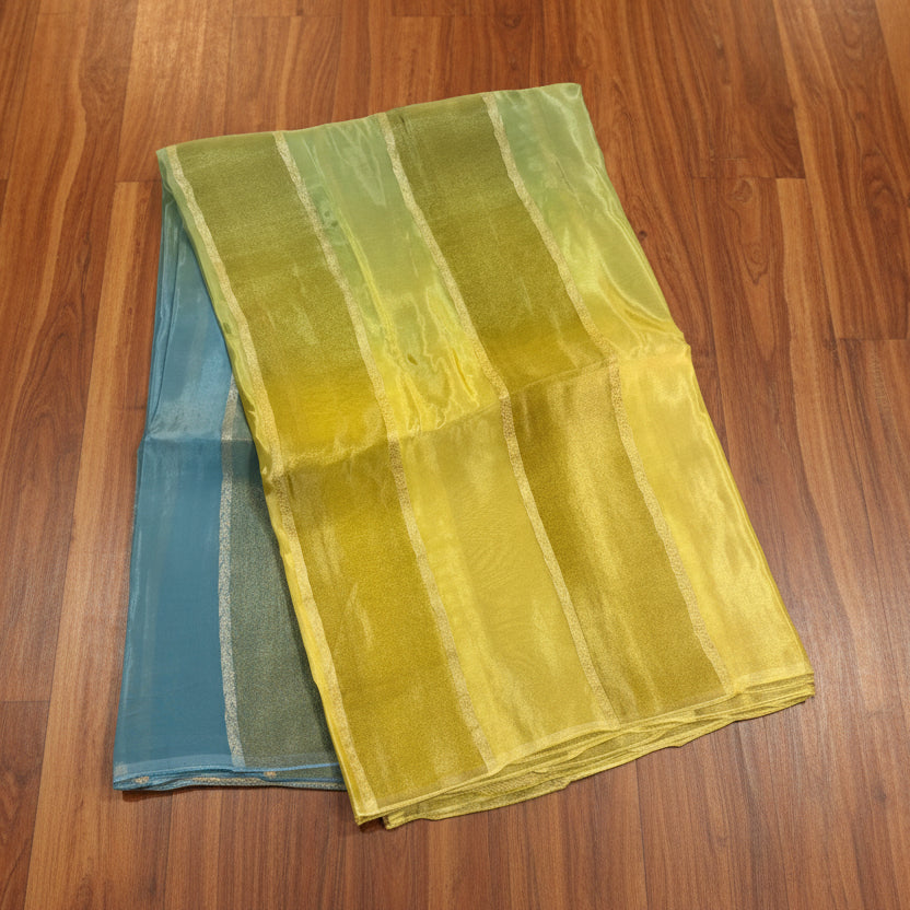 PREMIUM CHINON CREAPE SAREE DUAL SHADED