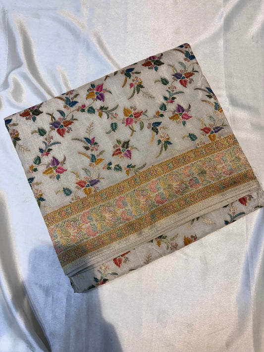 PURE PASHMEENA SILK SAREE