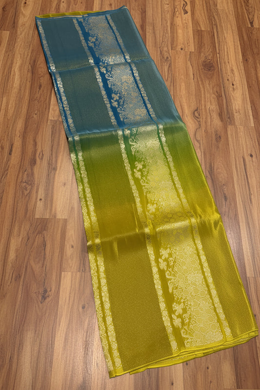 PREMIUM RAW CHINON CREAPE SAREE