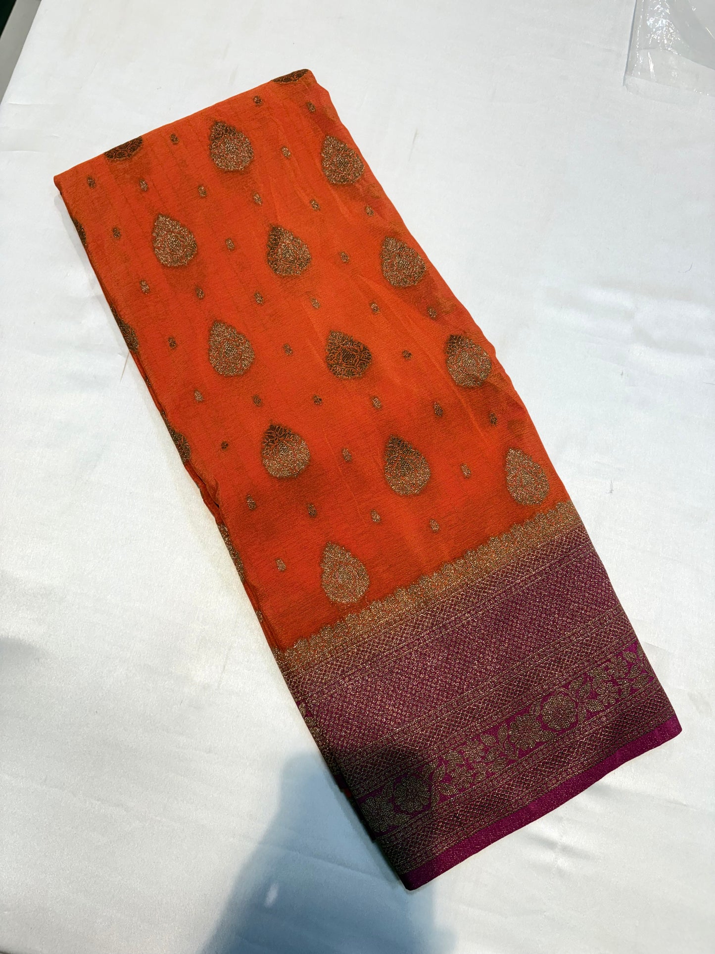 SEMI BANARAS KHADDI GEORGETTE