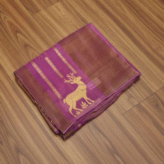 PURE CHINON CREAPE SAREE