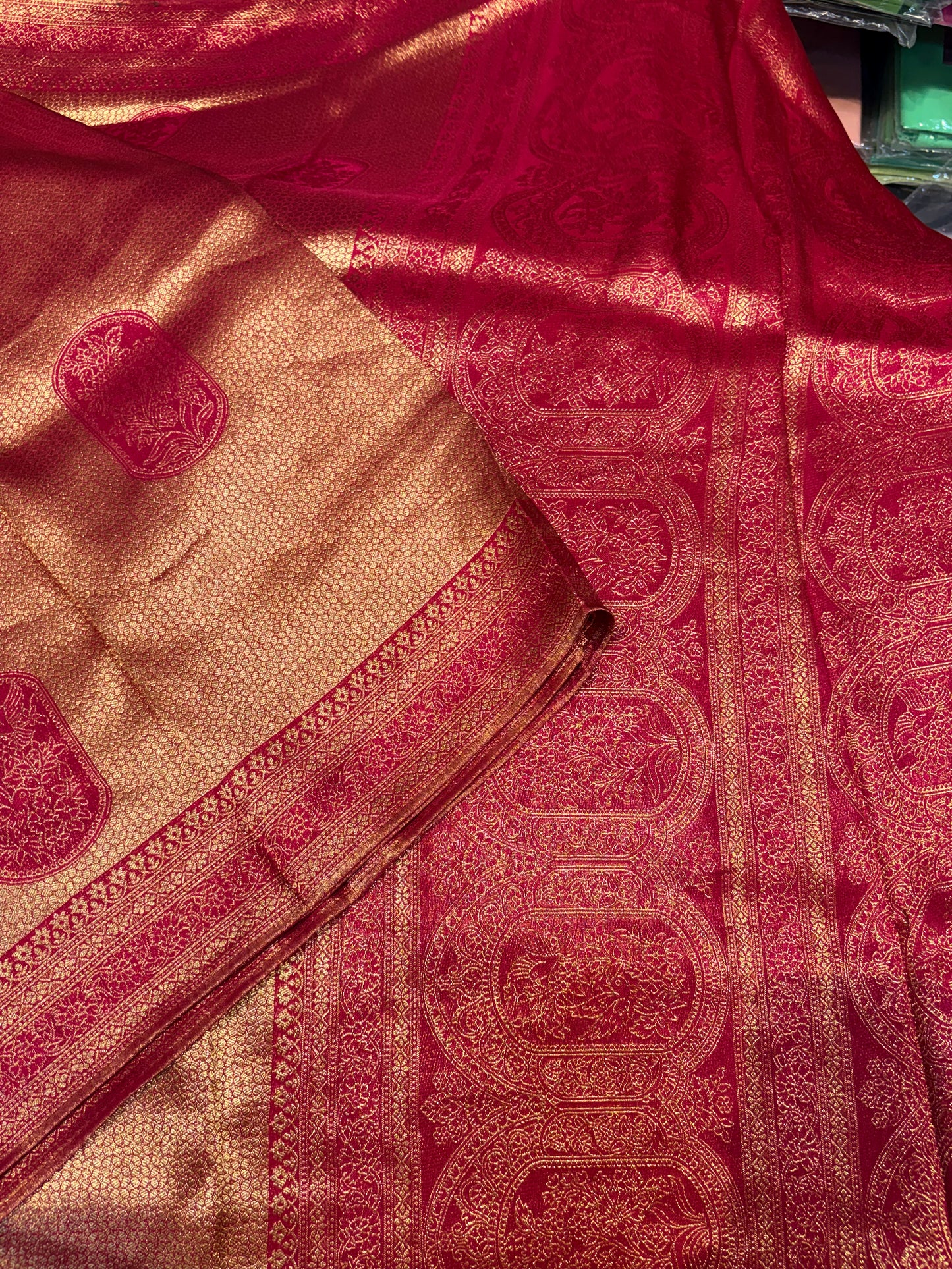SOFT KANCHIPURAM TISSUE SILK SAREE