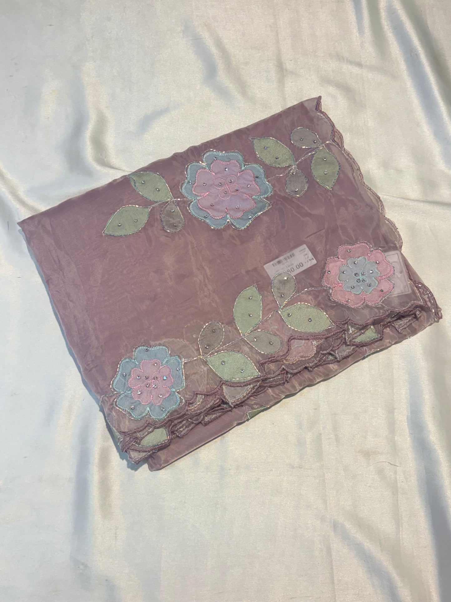 FANCY SAREES WITH APPLIQUE WORK SAREES