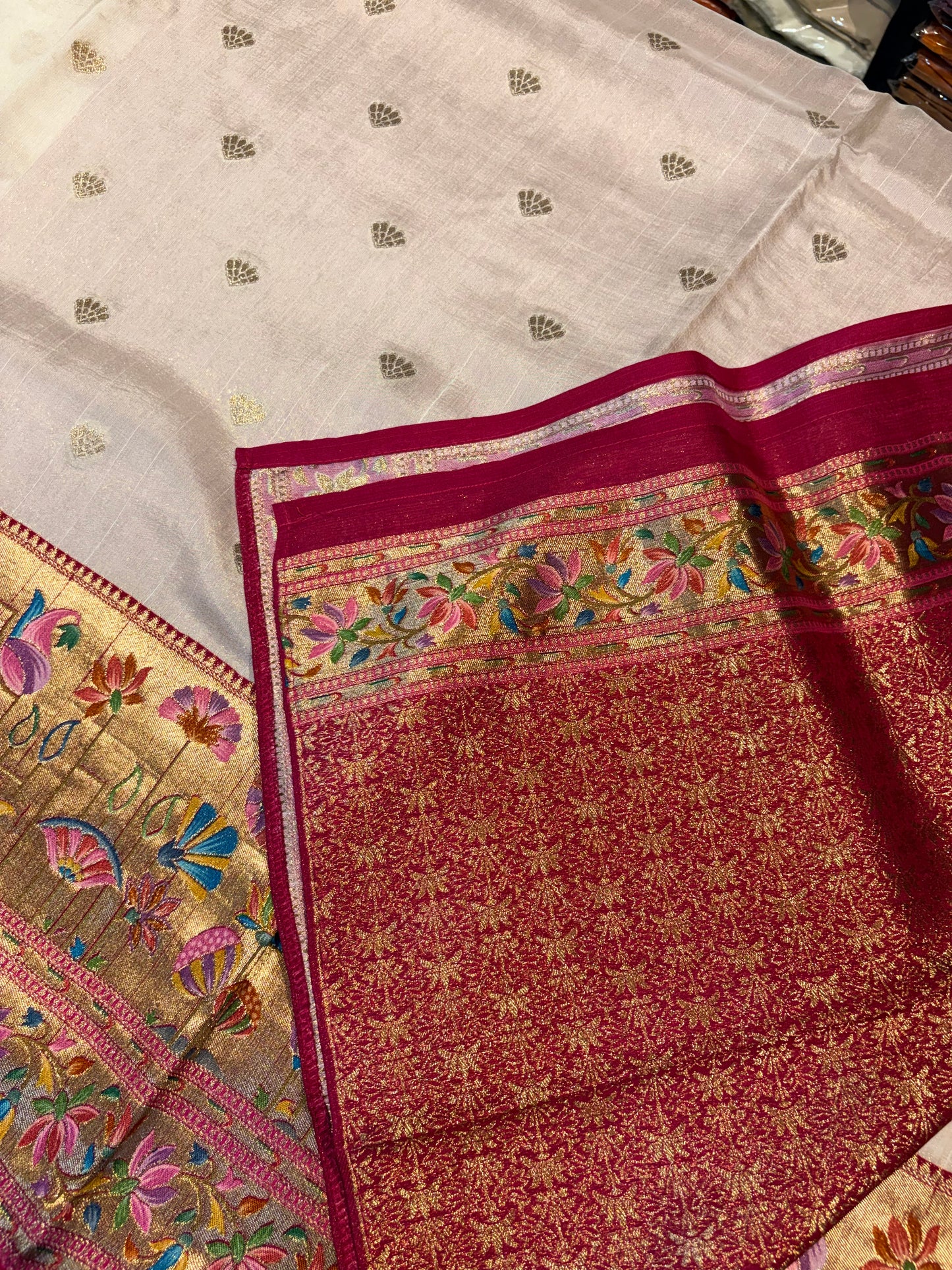 PREMIUM TUSSUR GEOREGETTE SAREE