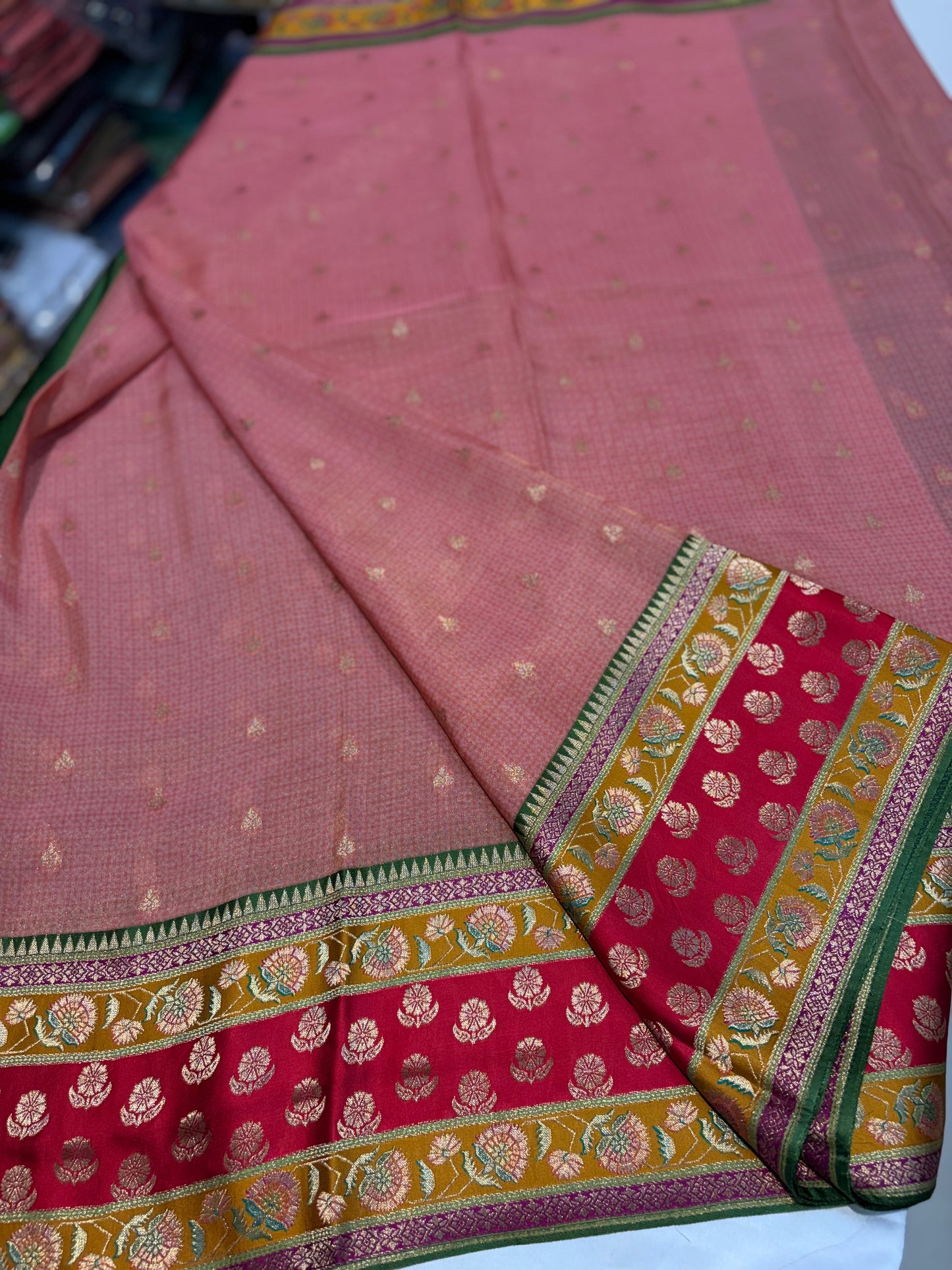 PURE BANARASI GEORGETTE SAREE