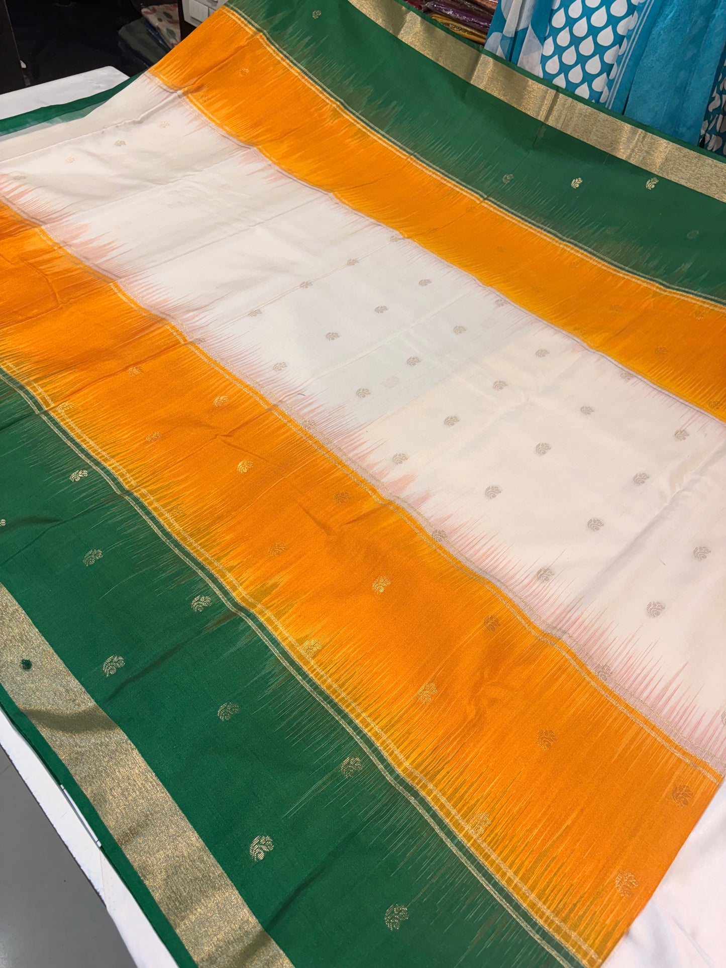 KANCHIPURAM KHADI SOFT SILK SAREE