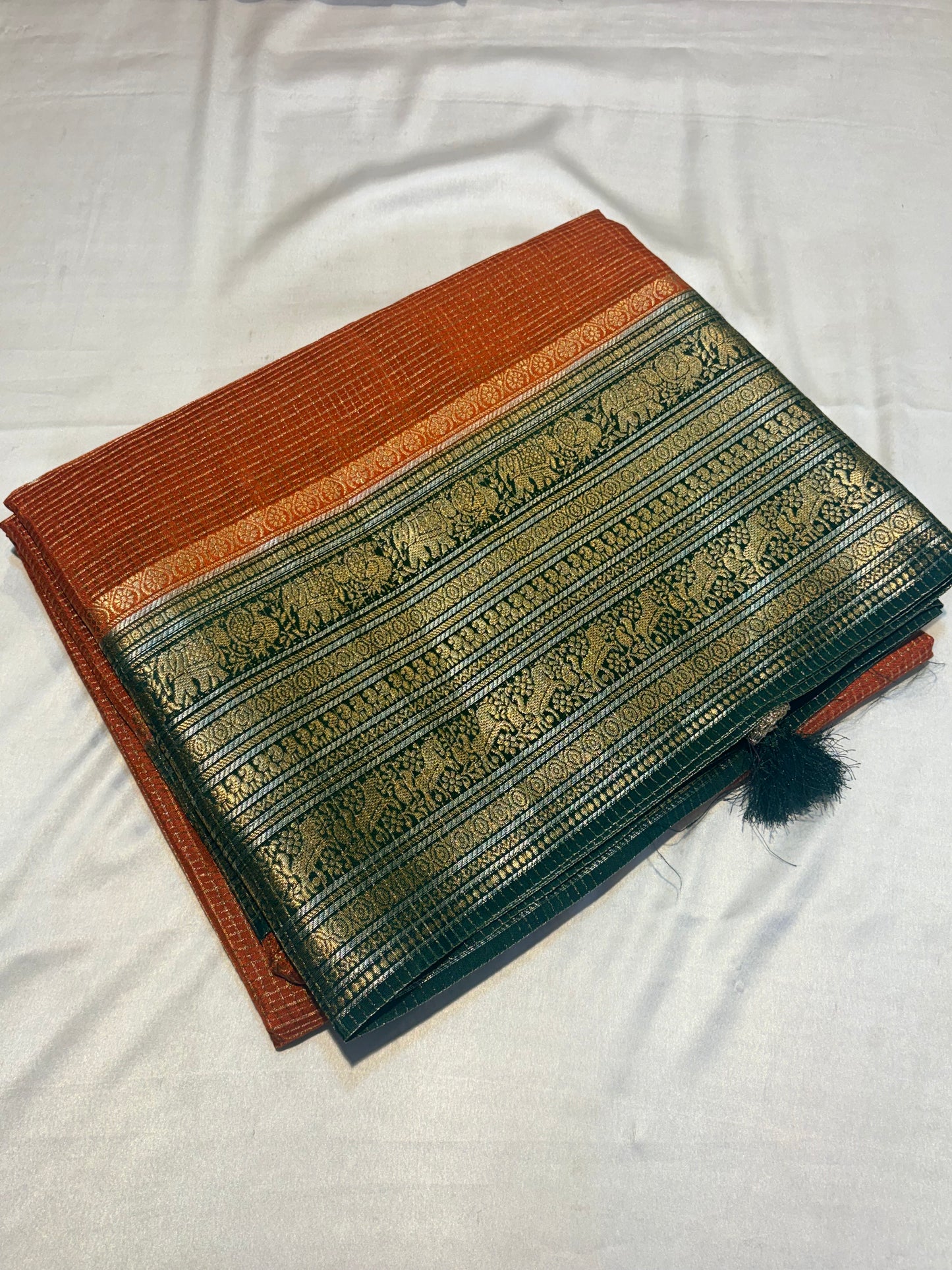 PREMIUM VISCOSE SILK SAREE WITH KANCIPURAM BORDER