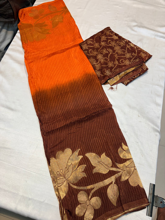 PREMIUM SOFT KORA SILK SAREE