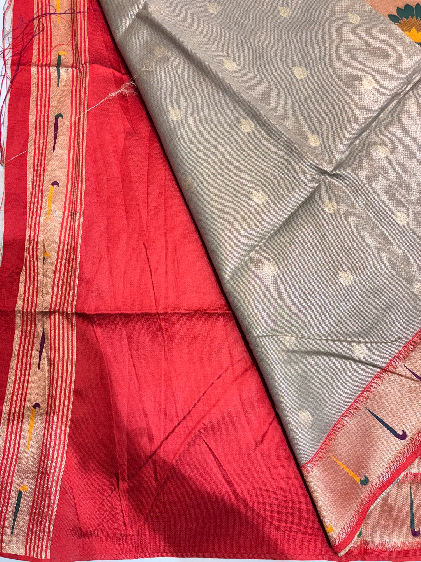 SEMI PAITHANI TISSUE SILK SAREE