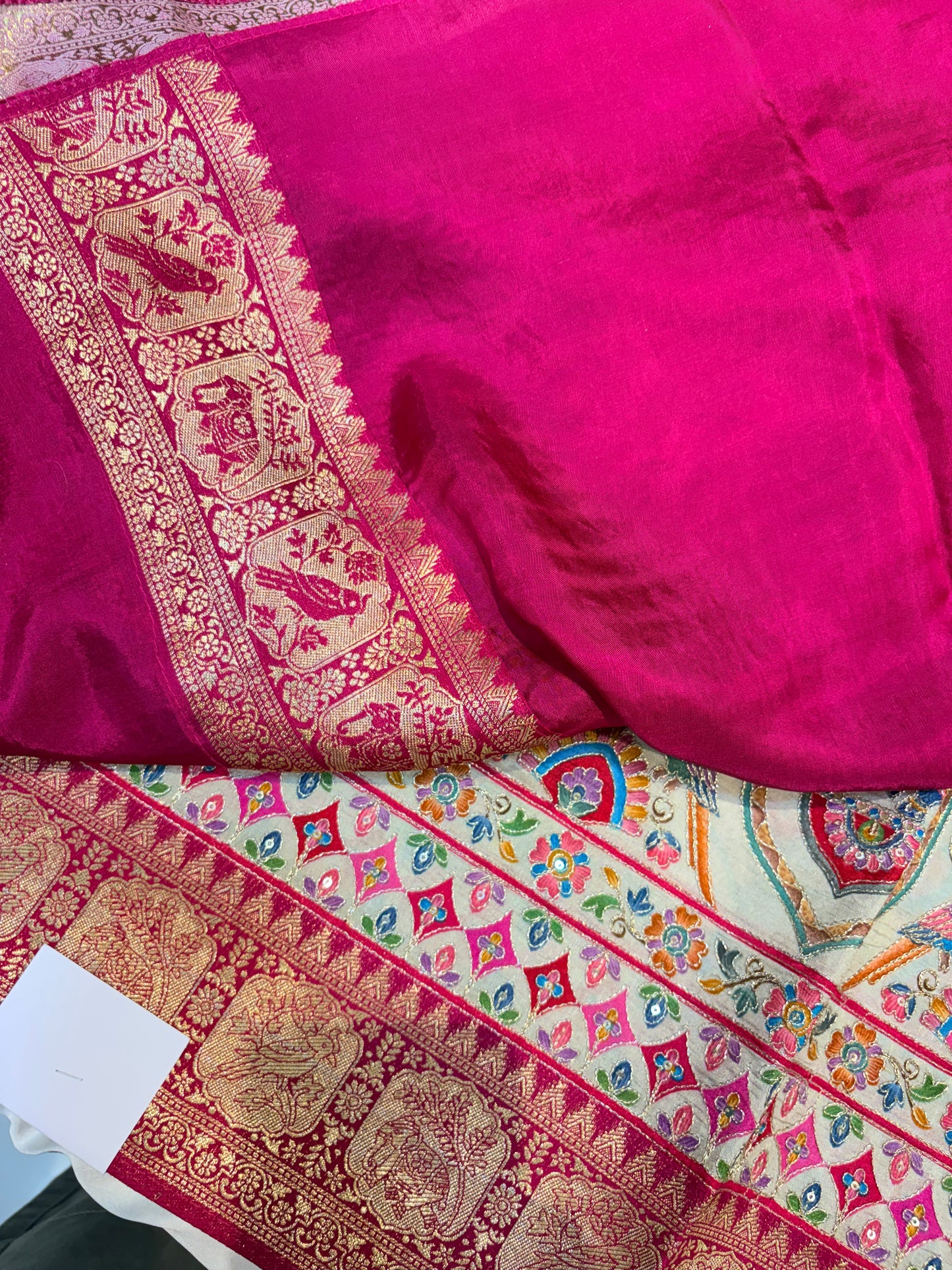 PURE PASHMINA SILK WITH KAATA WORK