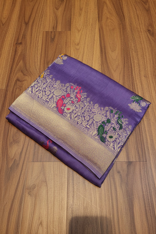 PREMIUM BANARASI CHIFFON SAREE