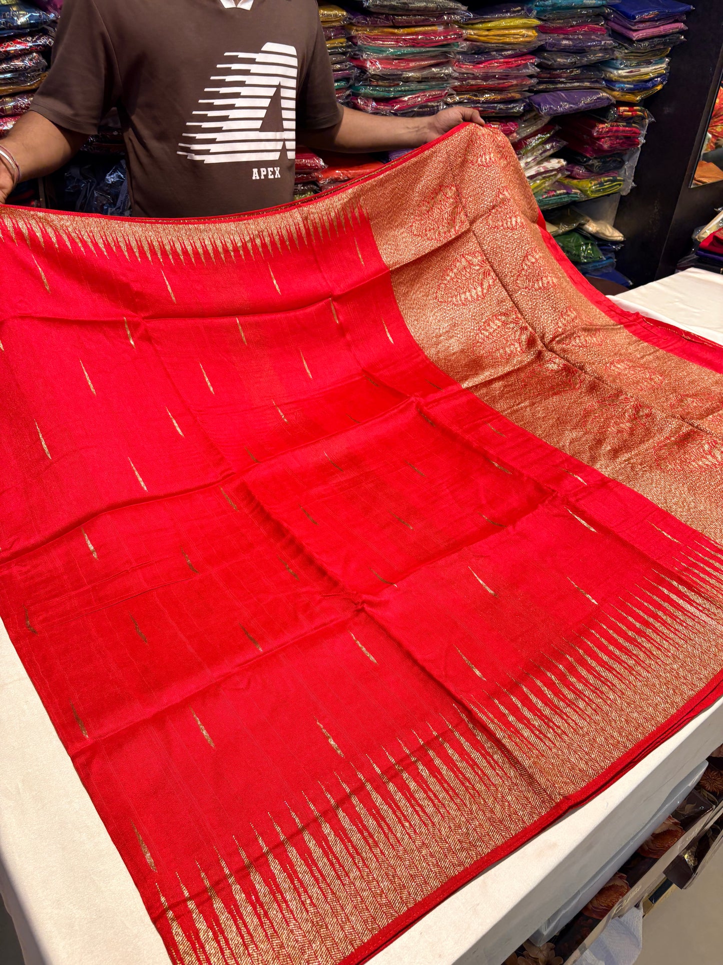 PREMIUM TUSSUR GEORGETTE SILK SAREE
