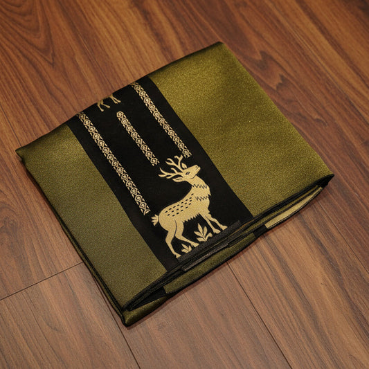 PURE CHINON CREAPE SAREE