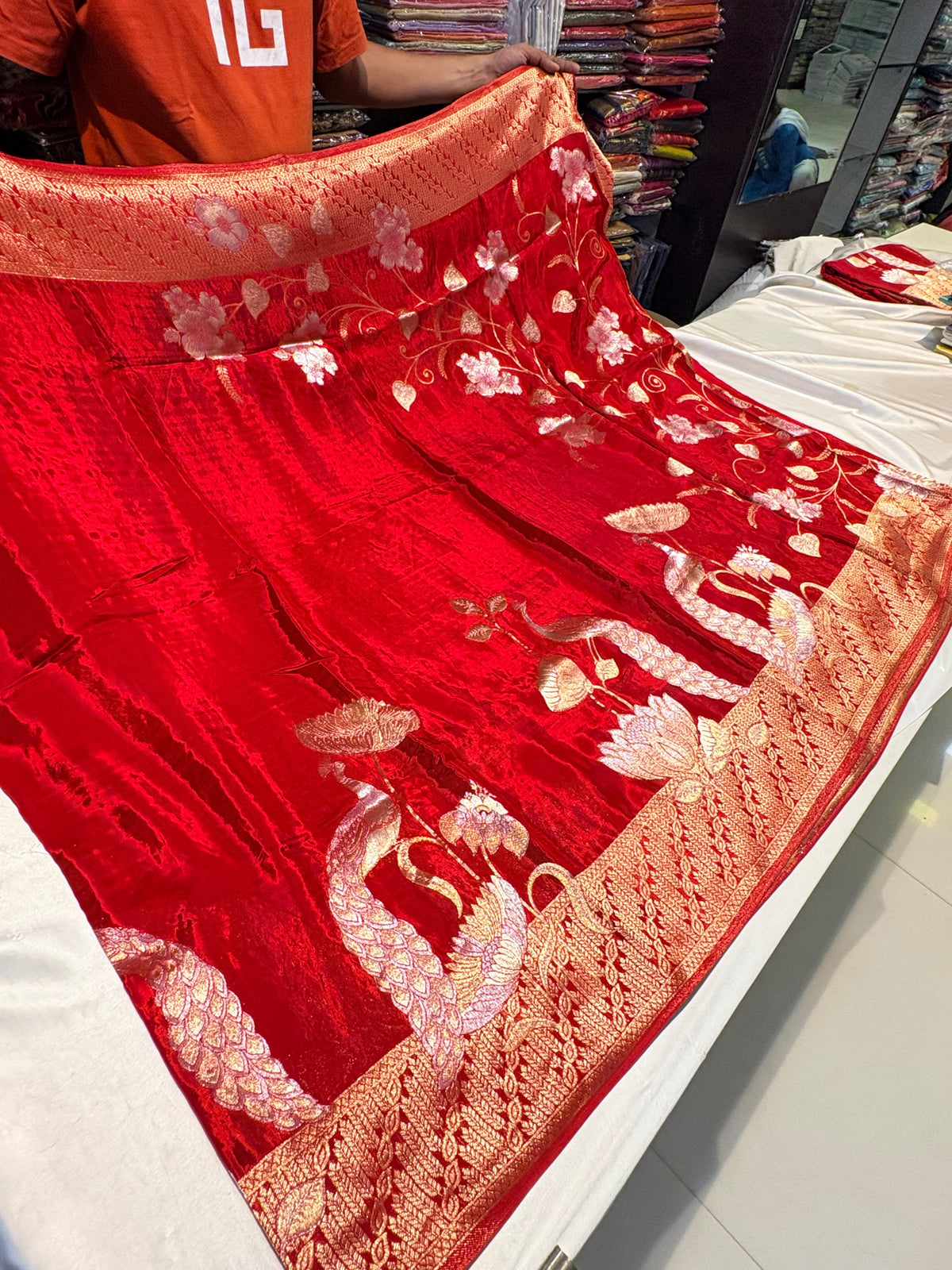 PREMIUM H.O CREAPE SILK SAREE
