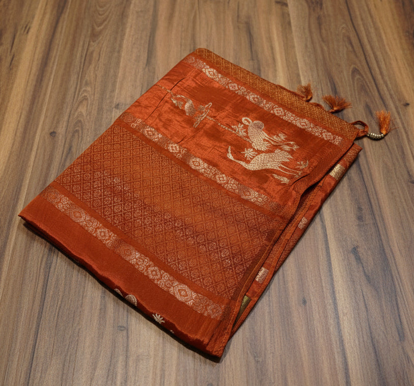 PREMIUM CHINON CREAPE SAREE