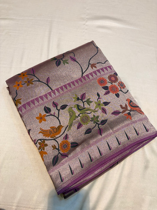 PREMIUM SOFT PAITHANI MOUNGA SILK SAREE