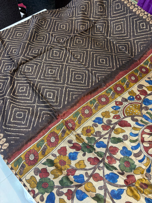 COTTON WEAR SAREE WITH BANDHINI PRINT