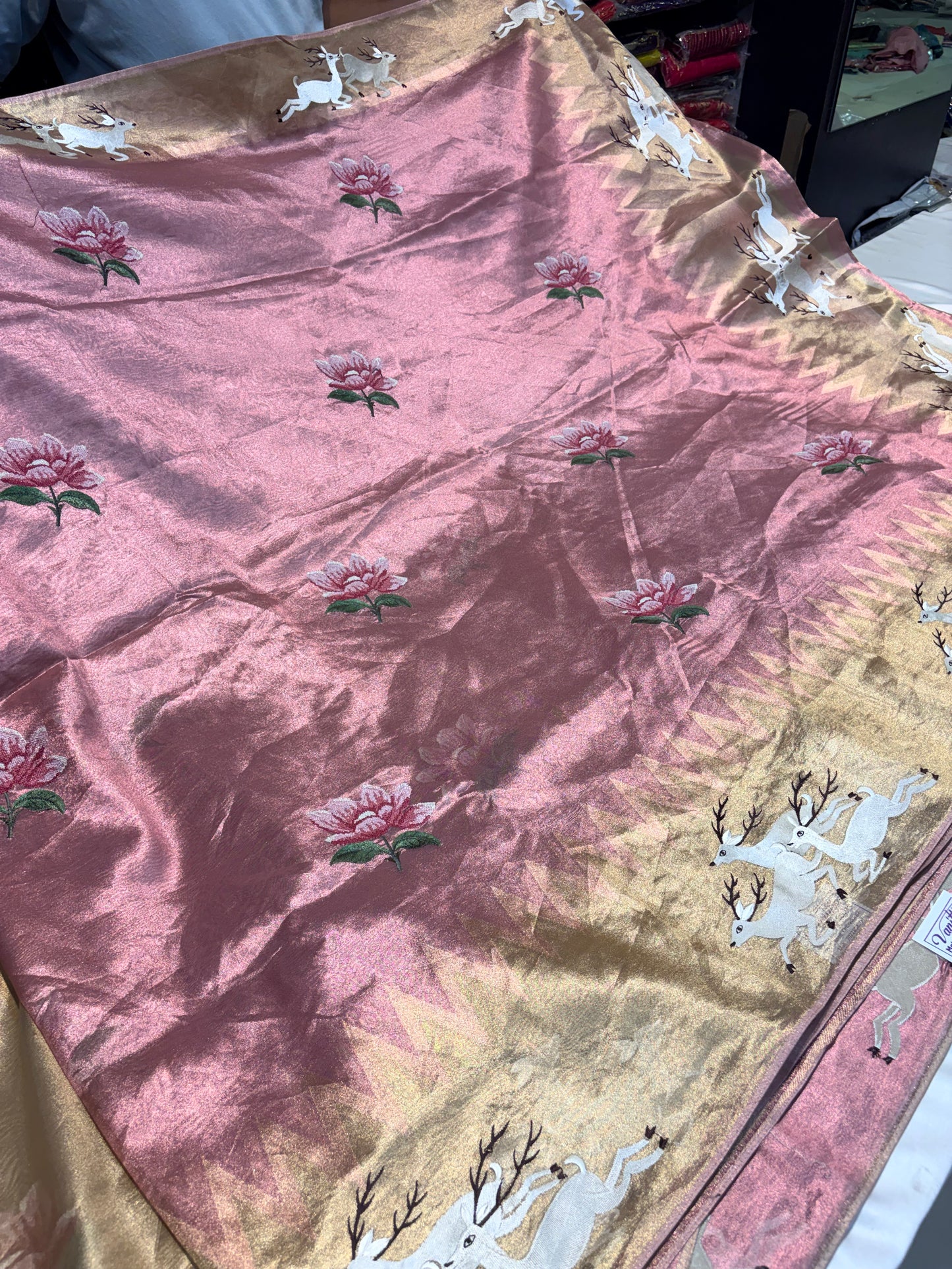 PURE SOFT TISSUE SILK SAREE