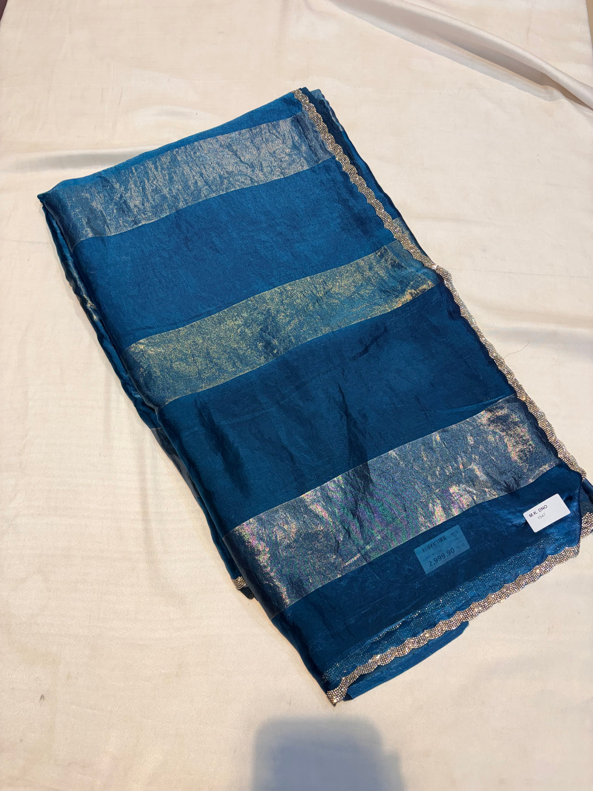 FANCY CHIFFON SAREE WITH BORDER WORK