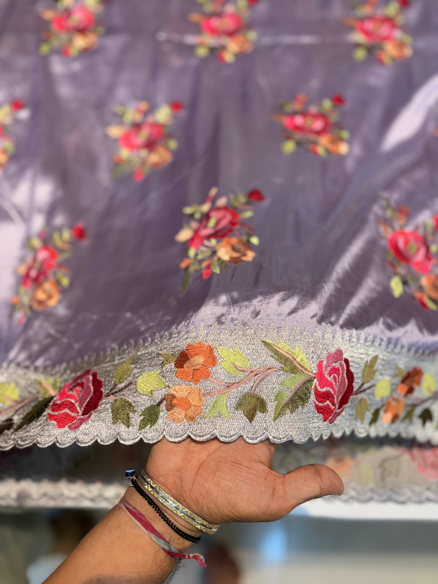 SOFT TUSSUR SILK SAREE WITH ZARI WORK