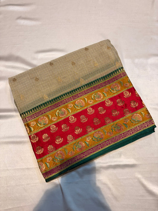 PREMIUM BANARASI GEORGETTE SAREE