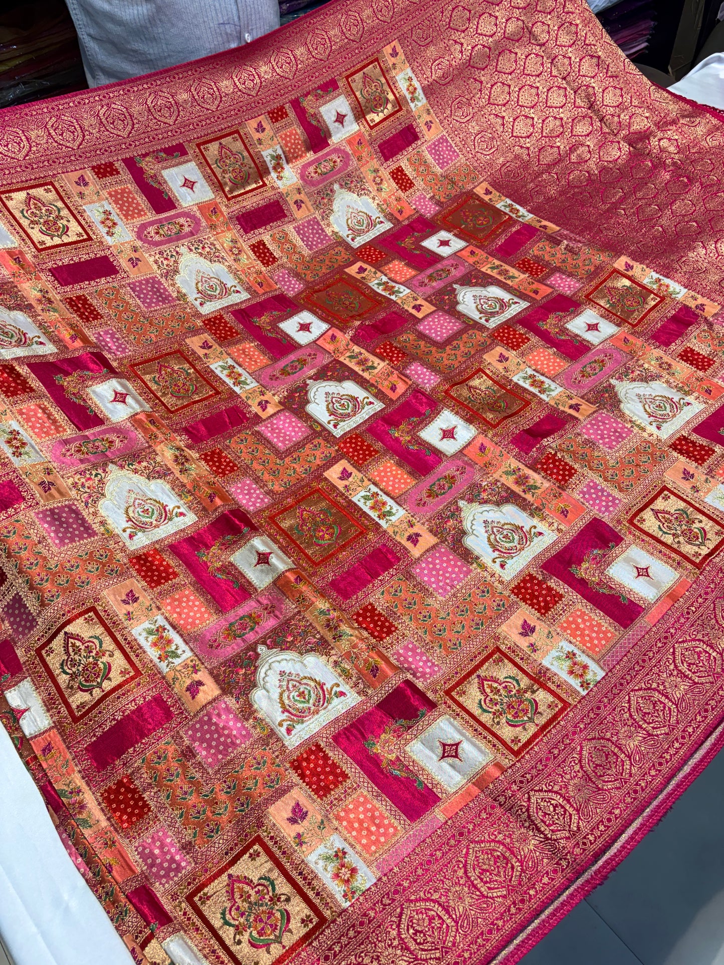 PURE BANARASI PASHMEENA SILK SAREE