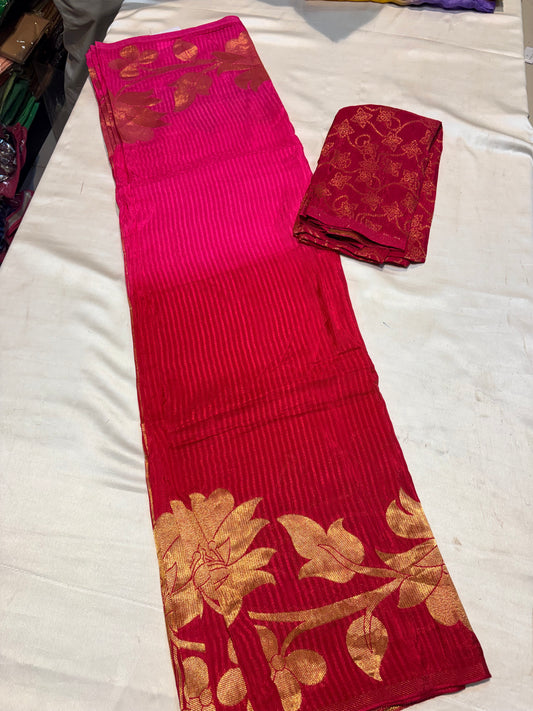 PREMIUM SOFT KORA SILK SAREE