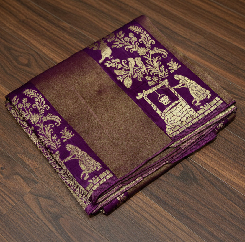 PREMIUM CHINON CREAPE SAREE