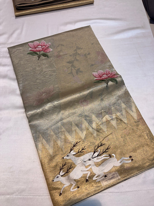 PURE SOFT TISSUE SILK SAREES