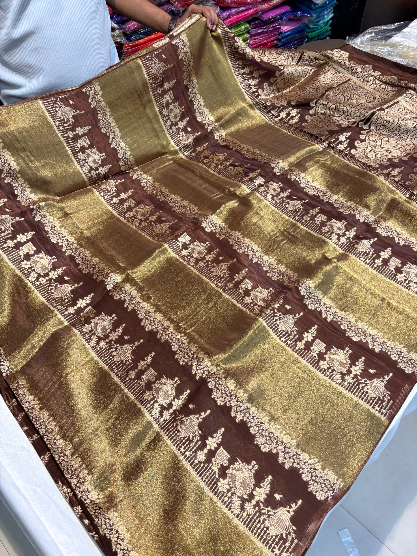 PREMIUM CHINON CREAPE SAREE