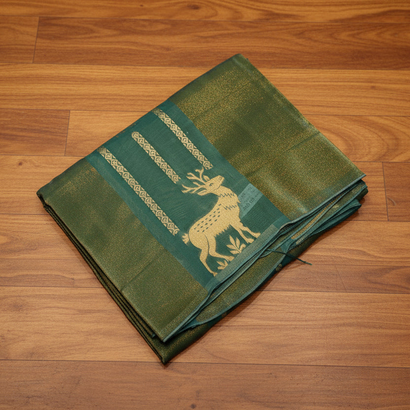 PURE CHINON CREAPE SAREE