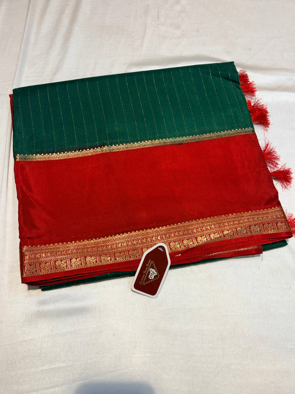PREMIUM MYSORE CREAPE SILK SAREE