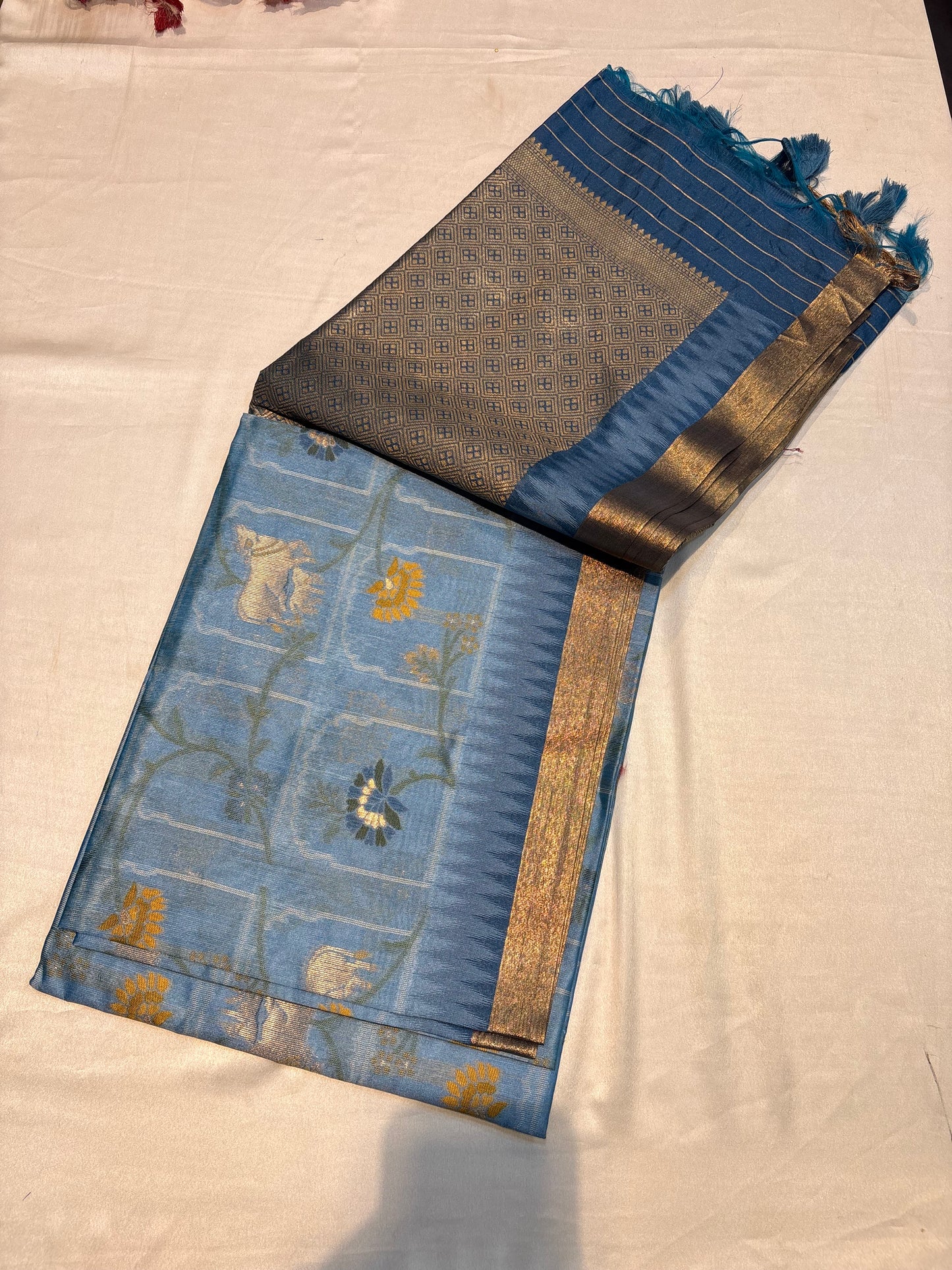 SEMI TUSSUR SILK SAREE
