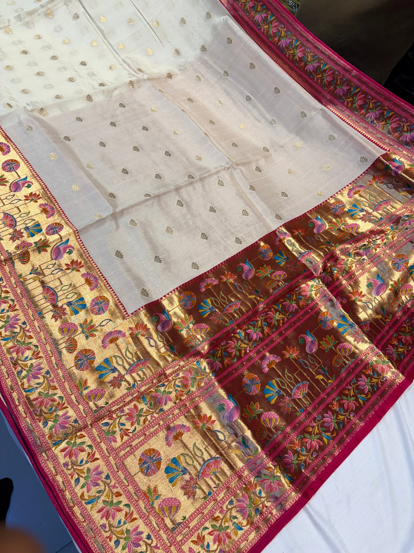PREMIUM TUSSUR GEOREGETTE SAREE