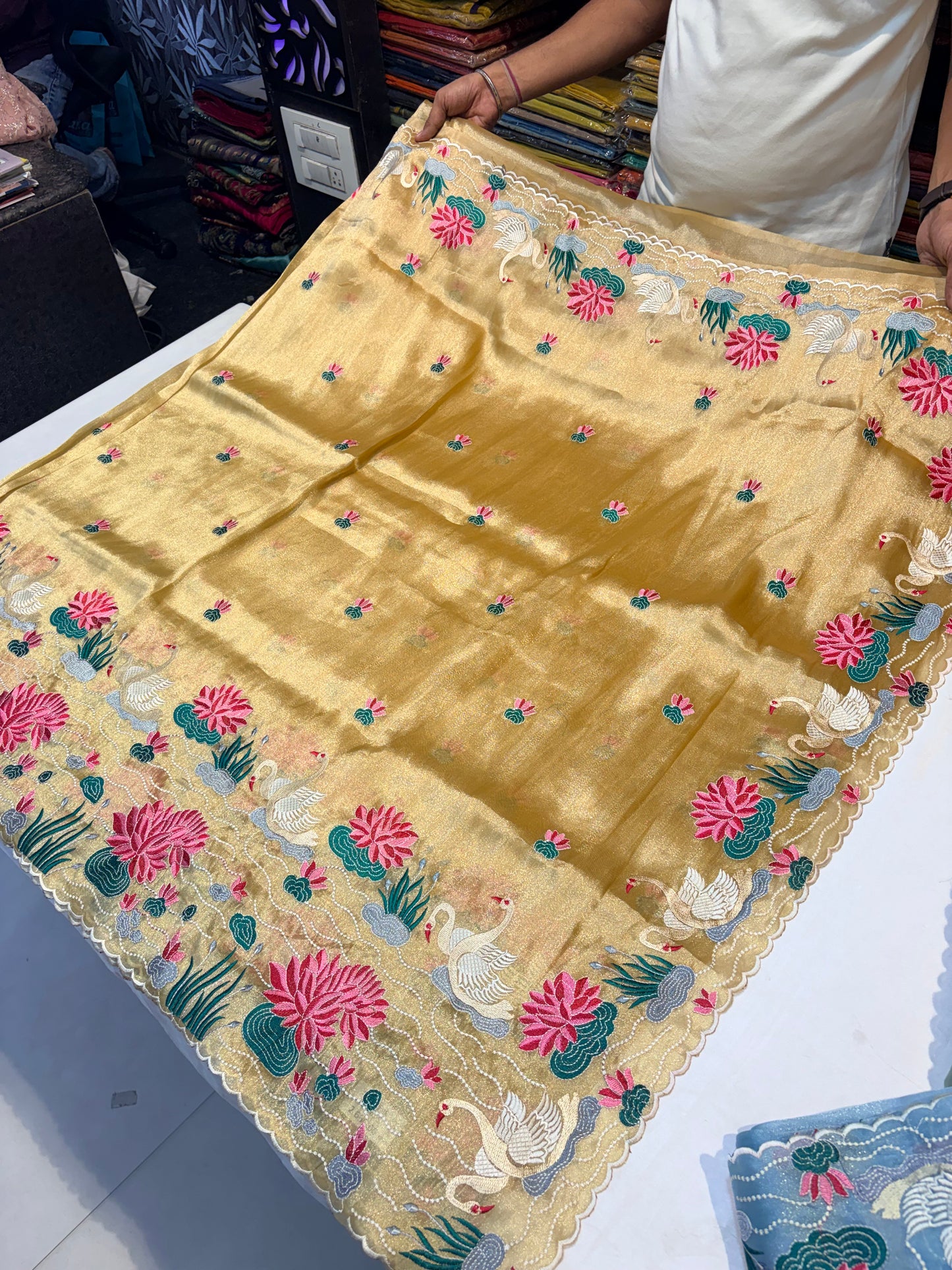 SOFT TISSUE SILK SAREE
