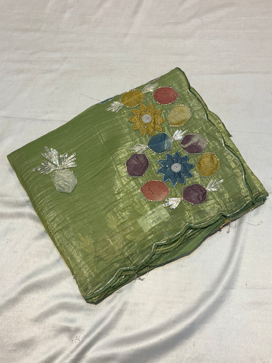 SOFT FANCY WORK SAREE