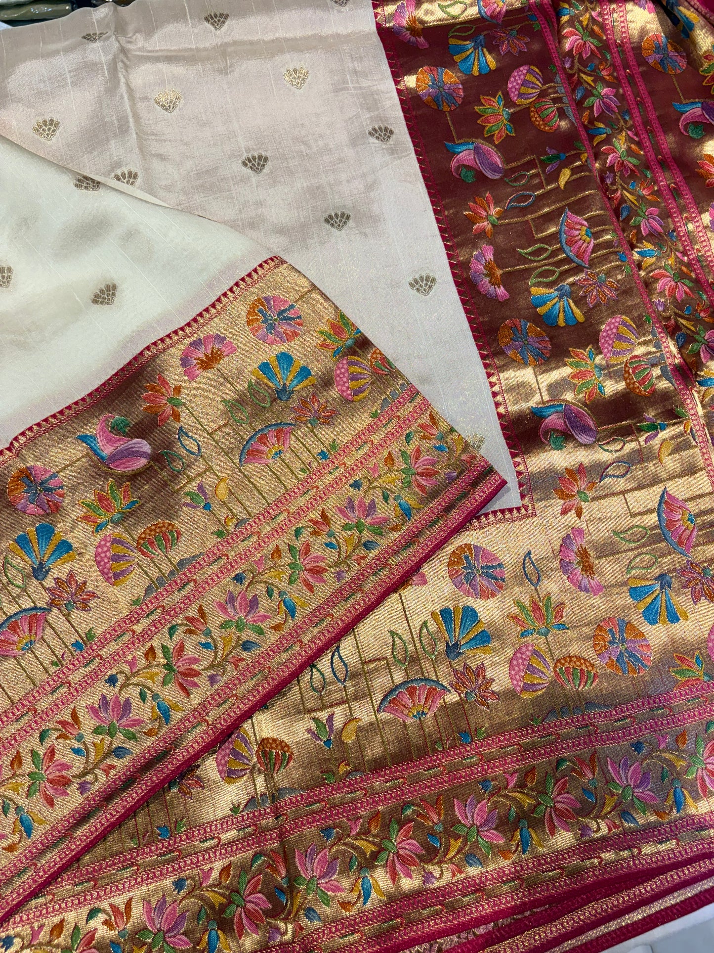 PREMIUM TUSSUR GEOREGETTE SAREE