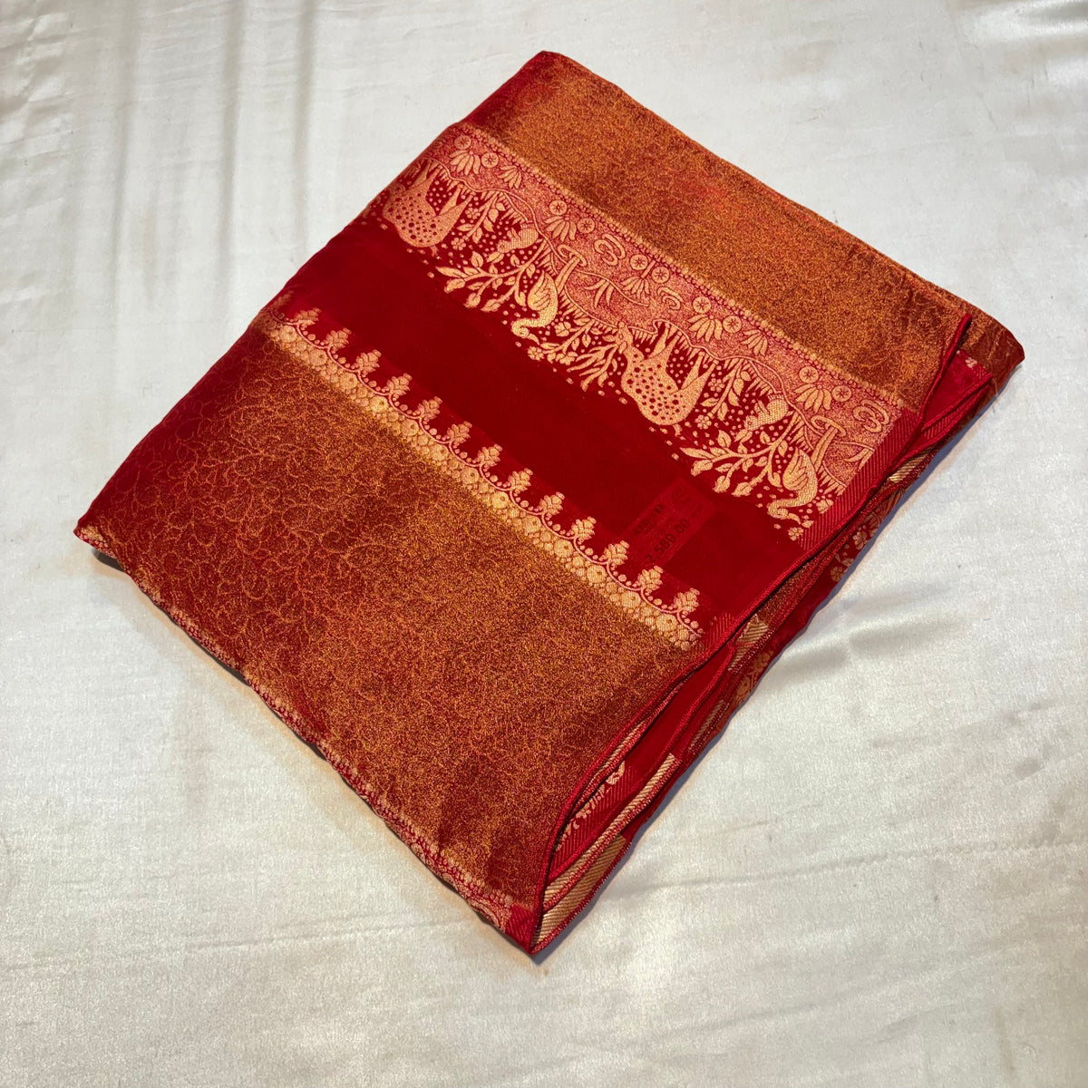 PREMIUM RAW CHINON CREAPE SAREES
